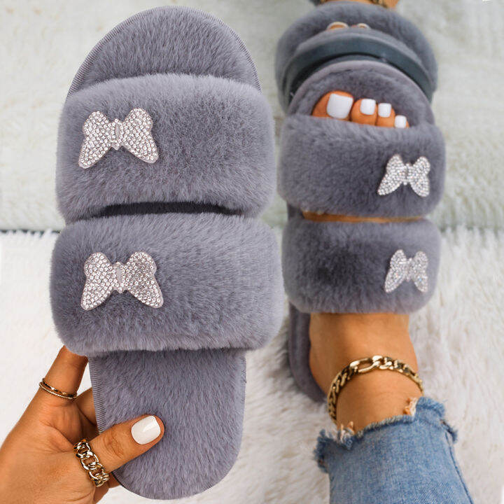 womens-slippers-insect-fluffy-faux-fur-slides-flat-sandals-custom-winter-slippers-flip-flops-designer-female-shoes