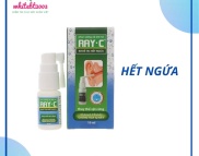 Dung dịch phun sương vệ sinh tai Ray-C 10ml sạch ráy - hết ngứa