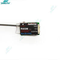 RCTOWN Radiolink 2.4GHz R8SM 8CH ตัวรับสัญญาณ RC Super Mini ขนาดเล็กรองรับ SBUS/PPM สำหรับ T8FB/T8S วิทยุ Controller