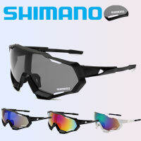 Shimano แว่นตาแว่นกันแดดขี่จักรยาน Mtb UV400ชายหญิง,สำหรับปั่นจักรยานกีฬากลางแจ้ง