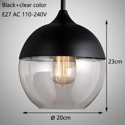 4 Style Modern Contemporary Glass Pendant Lamp Lights Fixtures e27 e26 LED for Kitchen Restaurant Cafe Bar living room