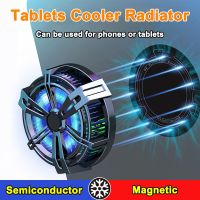 Mobile Phone Cooler Semiconductor Magnetic Fan Portable Game PUBG large area Machine tablet Radiator Led Glare Fast cooling Electrical Circuitry Parts