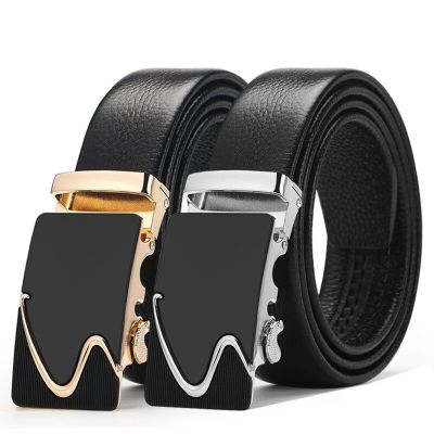 New Hot Selling Men Belt Fashion Alloy Automatic Buckle Belt Business Affairs Casual Decoration Belt Mens Belts Luxury Brand