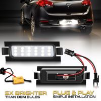 ไฟป้ายทะเบียน LED ไร้ข้อผิดพลาด2ชิ้นสำหรับ Kia Ceed JD ED Hyundai I30 GD CW Elantra GT Ent หลอดไฟ Lampu Belakang ตัวเลขท้ายรถยนต์