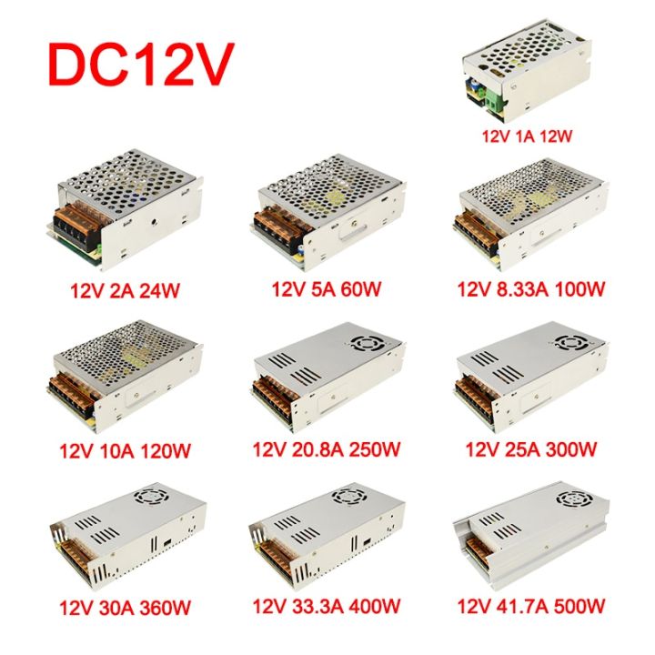 การสลับแหล่งกระจายไฟ-ac-led-110-220v-เป็น-dc-12v-24v-อะแดปเตอร์ตัวกำเนิดเครื่องแปลงแสงสว่าง-ps-สำหรับแถบ-led-2835-5050-cctv