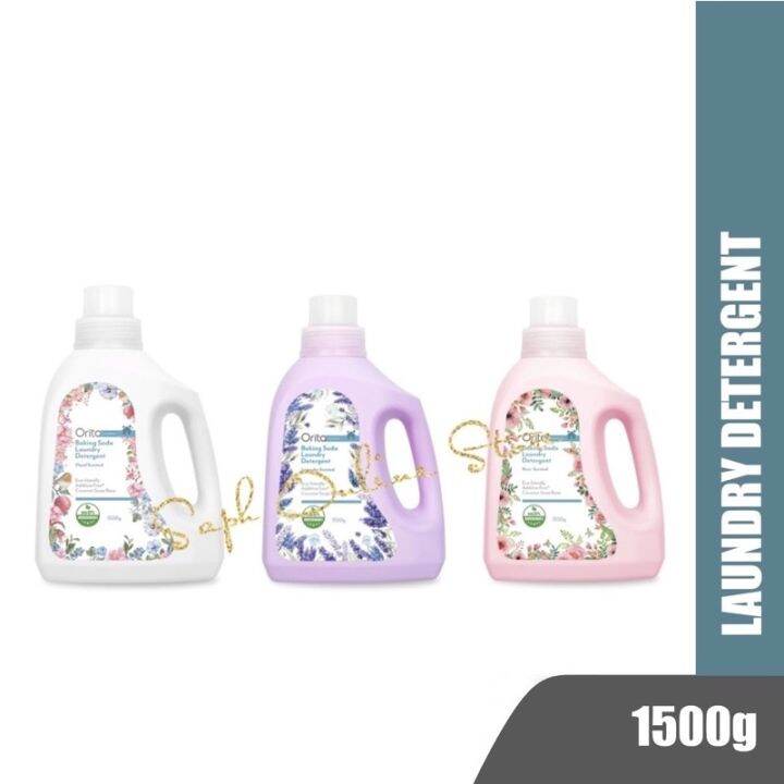 laundry detergent ORITA Baking Soda Laundry Detergent 1.5kg Floral