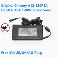 Chicony 19.5V 6.15A 120W A12-120P อะแดปเตอร์แหล่งจ่ายไฟ AC 1A ของแท้สำหรับ MSI GE60 GE72 GP60 GP70 PE62 GL62 Charger Laptop GF63