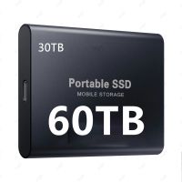 Original External SSD 60TB 30TB 8TB Mobile Solid State Hard Drive USB 3.1 External SSD Typc-C Portable Hard Drive Laptop desktop