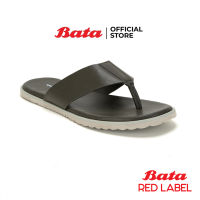 Bata บาจา Red Label รองเท้าแตะแบบคีบ สวมใส่ง่าย น้ำหนักเบา สำหรับผู้ชาย รุ่น RL-RAITH สีกรมท่า 8609010 สีมะกอก 8607010