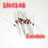 100pcs 1N4148 IN4148 DO-35 Switching diode WATTY Electronics