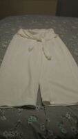 LADIES CULOTTES CREPE TIE WAIST CULOTTES IVORY SIZE 12