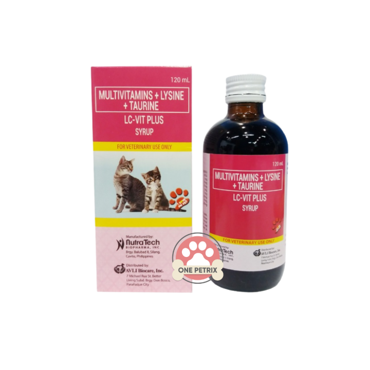 LC-Vit Plus Syrup Multivitamins for Cats and Kittens (Multivitamins ...