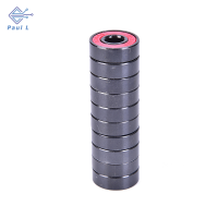 【Paul L】 10ชิ้น/เซ็ต608 2RS แบริ่ง Deep Groove STEEL SEALED BALL BEARING 608RS 608-2RS