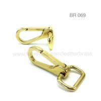 BR069 ตะขอกระเป๋า แบบพับได้ อะไหล่ทองเหลืองแท้ อะไหล่กระเป๋า leatherbrass**ราคาต่อชิ้น**