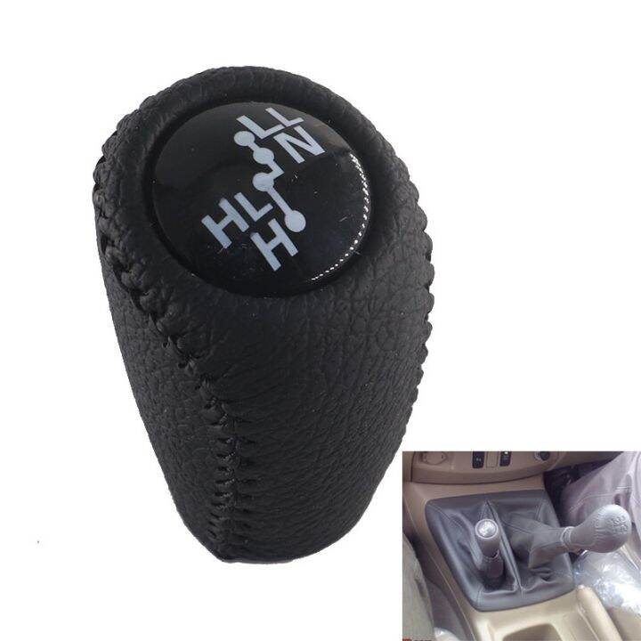 Manual Gear Shift Knob Boot Cover Gaiter Lever Shifter Handle Stick For