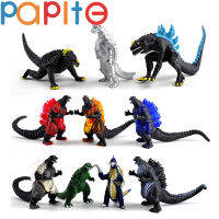 PAPITE【Free】10PCSชุดGodzilla King Of Monstersไดโนเสาร์Magic King Kidolaมอนสเตอร์โมเดลของเล่นเด็กของเล่นเด็กหญิงEarthหุ่นขนาดเล็ก