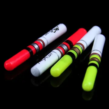 LED Bobbers, Fishing Floats Plastic Lightweight Bright For Night