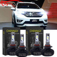 สำหรับ Honda Brv/ BR-V (ปี2019-2020) (ไฟหน้า)-หลอดไฟหน้า LED ไฟต่ำสูง12-24V 6000K สีขาว (2คู่)