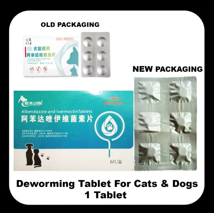 Ubat cacing/ deworming tablet for cat and dog deworm Lazada