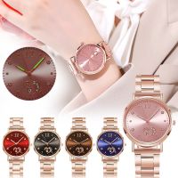 {zhiyun Watchshop}นาฬิกาแบ็คไลท์หรูหราสำหรับผู้หญิง2022เพชร Studded Luminous Retro หญิงนาฬิกาสุภาพสตรีสายหนัง Relogio Montre Femme