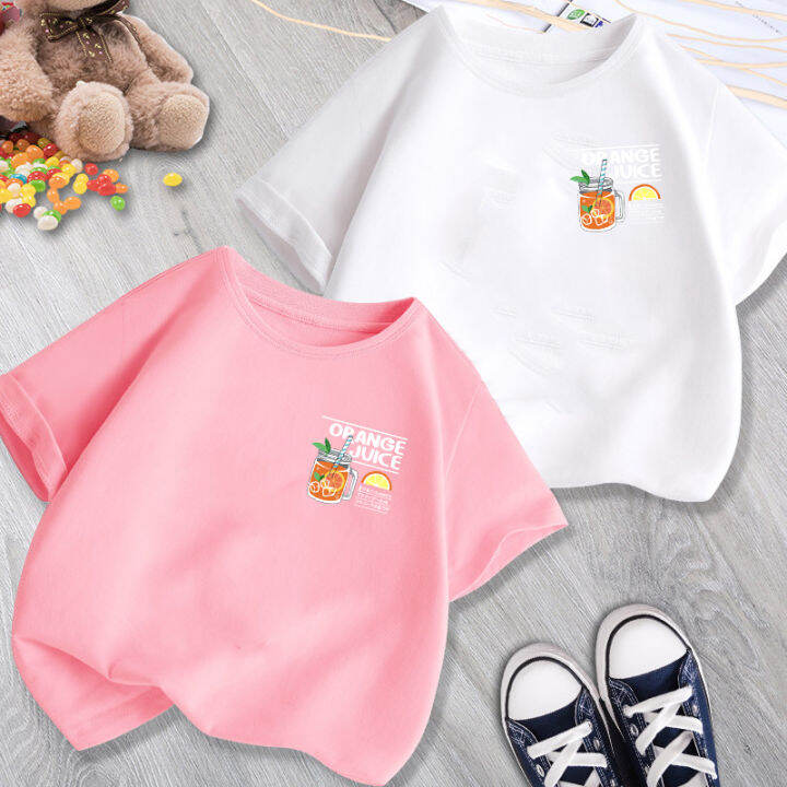 เสื้อยืดแขนสั่งเด็ก-ผ้านุ่นใส่สบายทั้งเด็กชายกับเด็กหญิงh06b