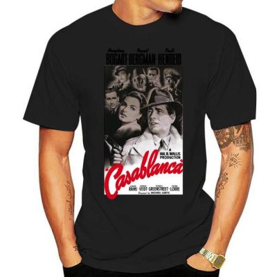 Ready Stock เสื้อยืดผู้ชายขนาดใหญ่ CASABLANCA Movie bobber R VINTAGE T เสื้อ733สไตล์คลาสสิก TEE เสื้อ