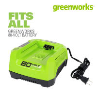 Greenworks แท่นชาร์จแบตเตอรี่ 80V Single Port Rapid Charger