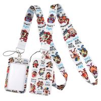 YL514 New Monster Anime Neck Straps lanyard Keychain ID Card Pass Gym Mobile Phone Key Ring Badge Holder Kids Accessories Gifts Phone Charms