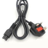 UK สิงคโปร์มาเลเซียสายไฟต่อสายไฟ British Lead Cable สายไฟ UK Plug To IEC320 C5สำหรับแล็ปท็อป Charger LCD 1.5M 5ft