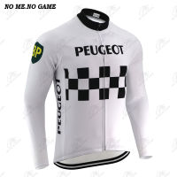 Classic Pro Team Retro Cycling Jersey Men Long Sleeve Autumn Winter Fleece Bike Clothing Outdoor Sports Warm Cycling Clothing