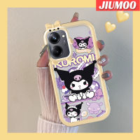 เคส JIUMOO สำหรับ Realme 10 Realme 10 Pro Plus 5G เคสลายการ์ตูนคุโรมสีสันสดใสน่ารักเลนส์กล้องถ่ายรูปแบบนิ่มมอนสเตอร์ตัวน้อยซิลิโคนเคสกันกระแทกแบบใสใสเรียบง่ายป้องกัน