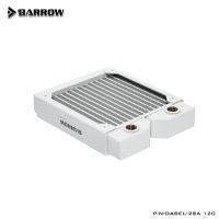 Barrow Radiator Dabel-28a 240 360 28mm Thick Copper G14" Thread White 240MM 360MM Computer Radiator Water Cooling For 12cm Fan