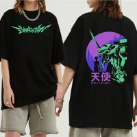 Funny Japan Anime Evangelion Tshirt Men Manga Hip Hop Tees Homme