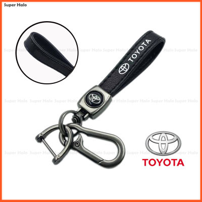 พวงกุญแจรถทำจากหนังโลหะ,พวงกุญแจรถยนต์พร้อมโลโก้สำหรับ Toyota