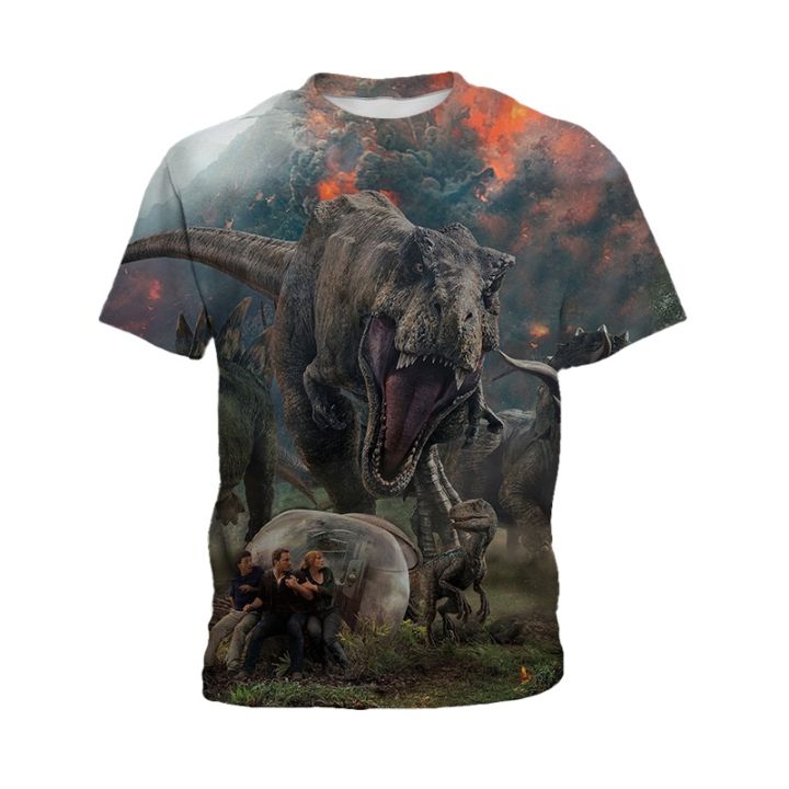 in-stocks-dinosaur-t-shirt-for-kids-casual-breathable-fabric-boys-jurassic-world-shirt