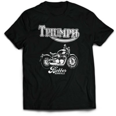 [มีสินค้า]ใหม่ เสื้อยืดลําลอง แขนสั้น พิมพ์ลาย Triumph Bonneville Bobber Motorcycle Biker creen สําหรับผู้ชาย เหมาะกับการเล่นกีฬา ฟิตเนสS-5XL