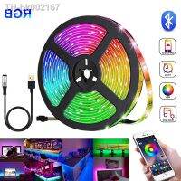 ☏ LED Strip Lights 5050RGB Bluetooth APP Control Colorful Hardcover for Room Decor Holiday Christmas Party Atmosphere Lighting