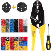 800 Tubular Terminal Combination Component Accessory 370 Insulated Terminal 40J Crimping Pliers Set