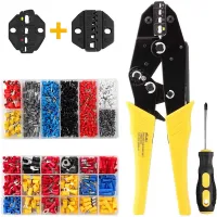 800 Tubular Terminal Component Accessory 370 Insulated Terminal 40J Crimping Pliers Set