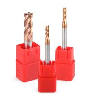 1Pcs d1-d20 ดอกเอ็นมิลทังสเตนคาร์ไบด์ 4 ขลุ่ย CNC Milling Cutter เครื่องมือ สําหรับการตัดเฉือนใบหน้าและสล็อต HRC55 ดอกเอ็นมิลเคลือบ