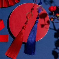 【YF】┅❃ↂ  1PC Silky Soft Tassels Branches Leaves Tassel with Loops for Jewelry Making Projects Bookmarks