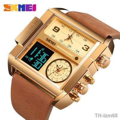 ⌚ นาฬิกา Moment beautiful southeast Asia square big business electronic skmei dial watch men 1391