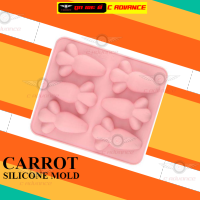 พิมพ์ซิลิโคน แครอท Carrot Silicone Mold พิมวุ้น Pudding  กัมมี่ พิมพ์สบู่ พิมพ์เค้ก พิมพ์วุ้นสวยๆ พิมพ์ขนมต่างๆ ขนมถ้วย บัวลอย บล็อคน้ำแข็ง