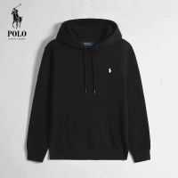 Original POLO Ralph Laurins Hoodies ผู้ชาย Casual แฟชั่นซิปแขนยาวเสื้อกันหนาวผ้าคอตตอนชาย