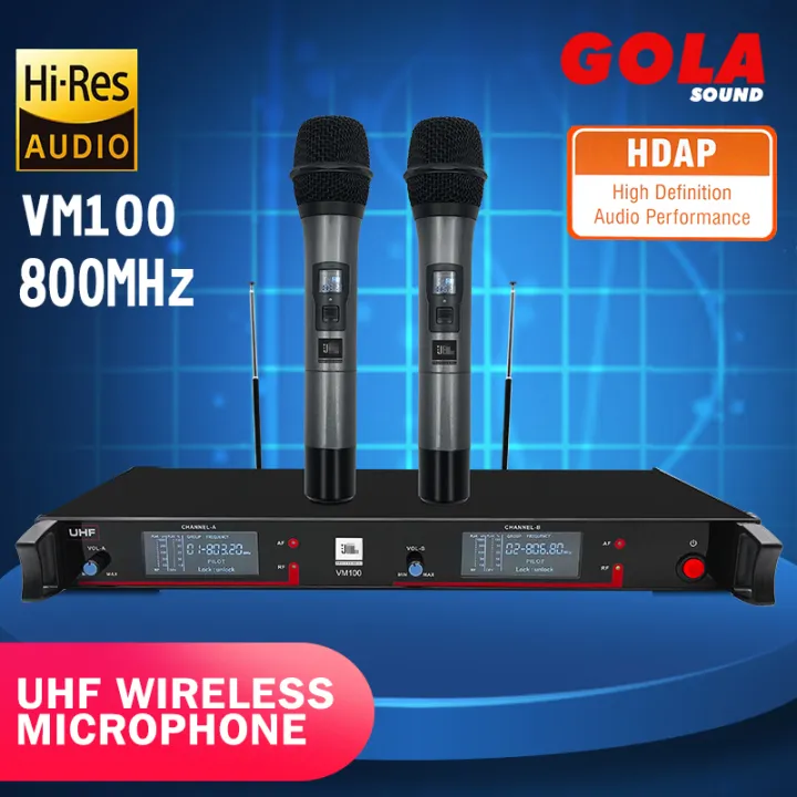 JBL Wireless Microphone Brand new VM100 UHF frequency 800Mhz wireless