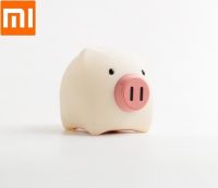 For Xiaomi Cute Soft Silicone Pig LED Night Lights USB Rechargeable Timing Off Color Adjustable Dimmable desk Lamps Holiday Gift