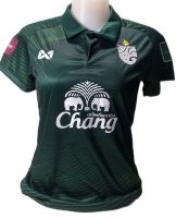 เสื้อกีฬาผู้หญิงทีมฟุตบอลทีมชาติไทย (Thailand)ชุดล่าสุด ปี 2022