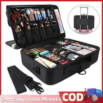 Professional Makeup Organizer Bag Large Cosmetic Case Storage Handle Travel  Kit