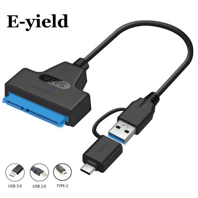 Chaunceybi to USB 3.0 / Cable To 6 Gbps 7 15/22 pin Support 2.5 Inch External HDD Hard Drive Sata III 3
