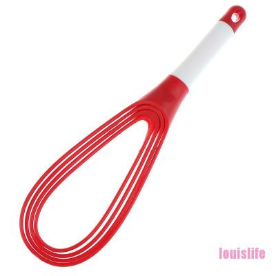 LLPH Rotary Manual Egg Beater Mixer Kitchen Whisk Bake Tool Agitator Silicone LLP